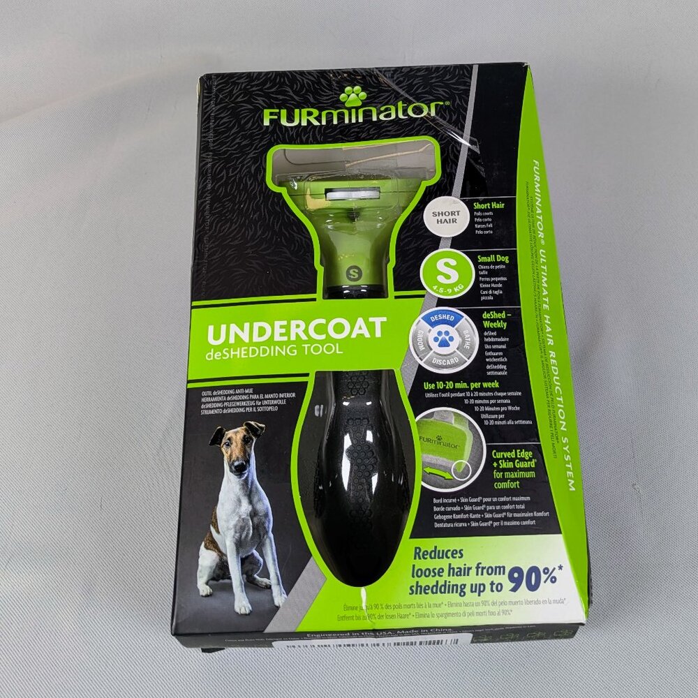 FURminator Undercoat deShedding Tool | Small Dog Short Hair | New | Box Damaged